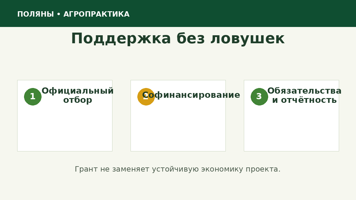 Проверка программы поддержки фермеров